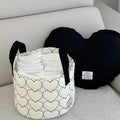 Vielseitiger Korb mit Herzmotiv – Bild 3 | LuxeStyle