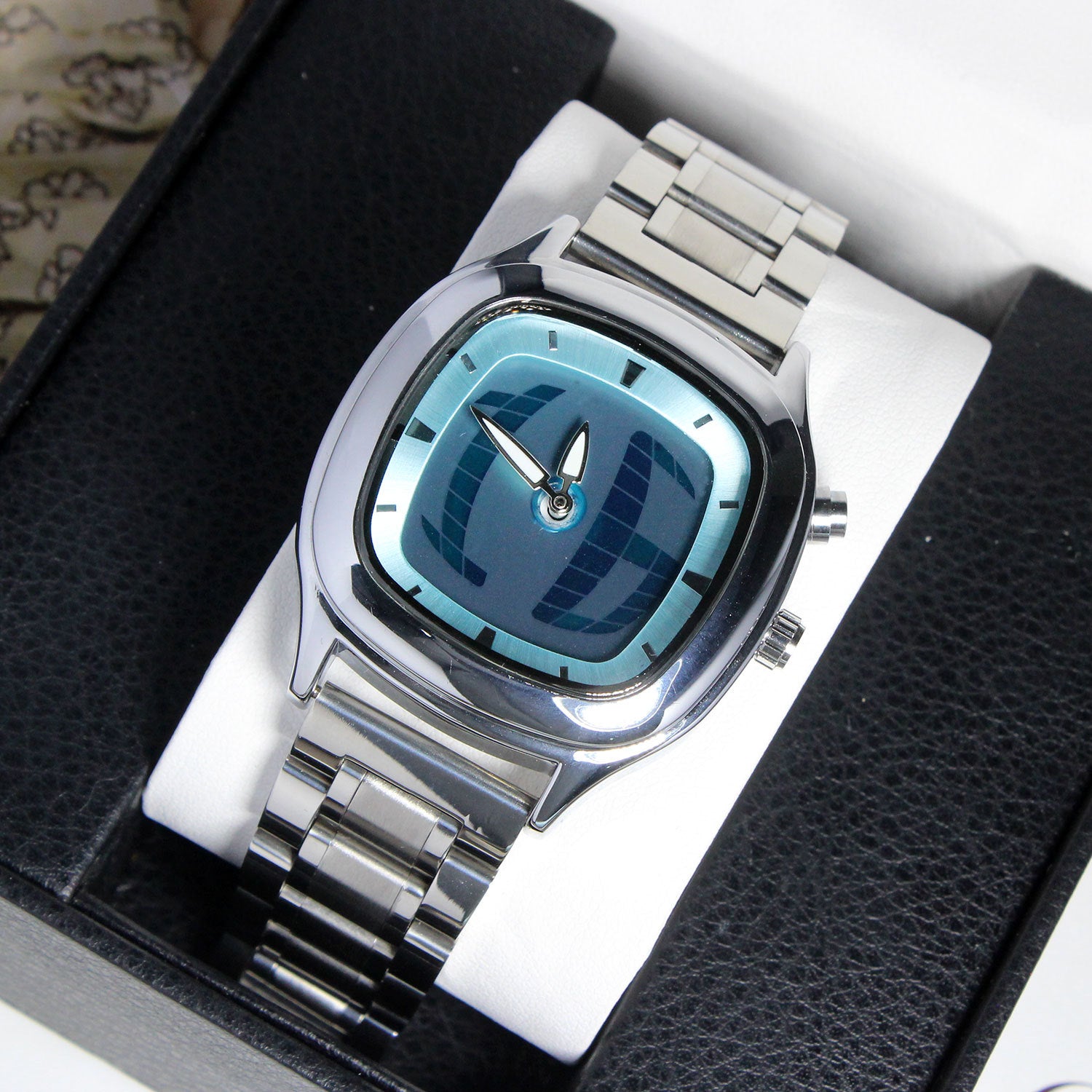 Retro Fashion Herren Digital-Zeigeruhr