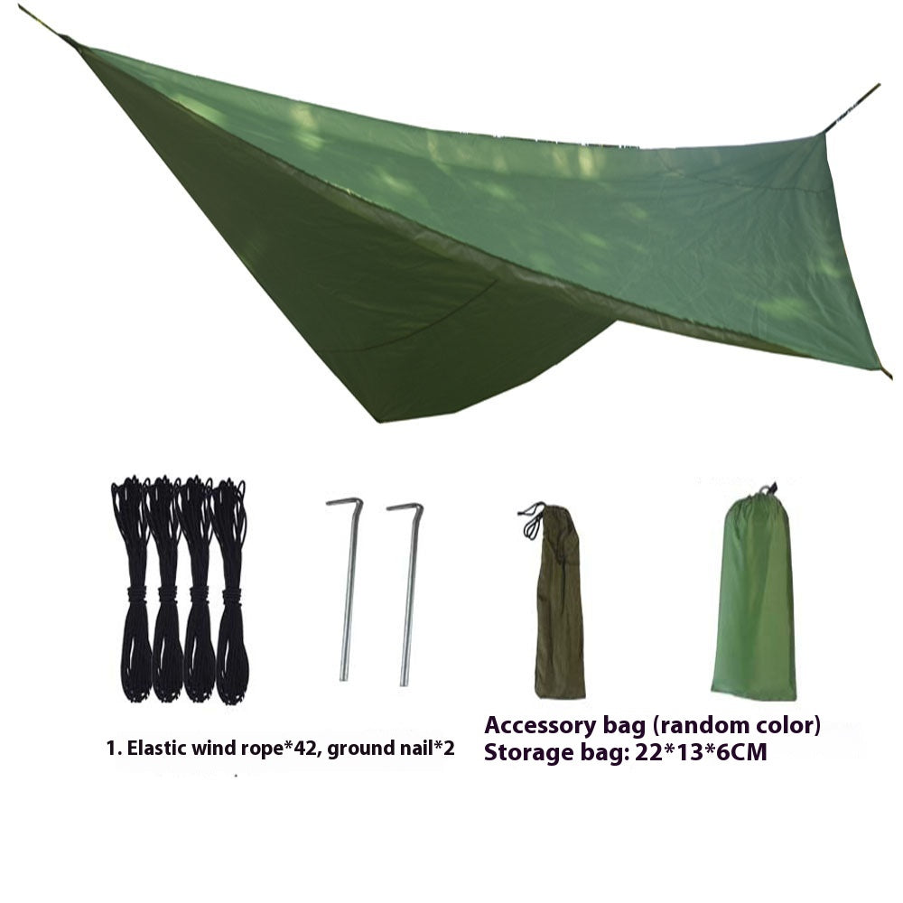 Hängematte mit Moskitonetz und Sonnenschirm 270x270 cm | LuxeStyle