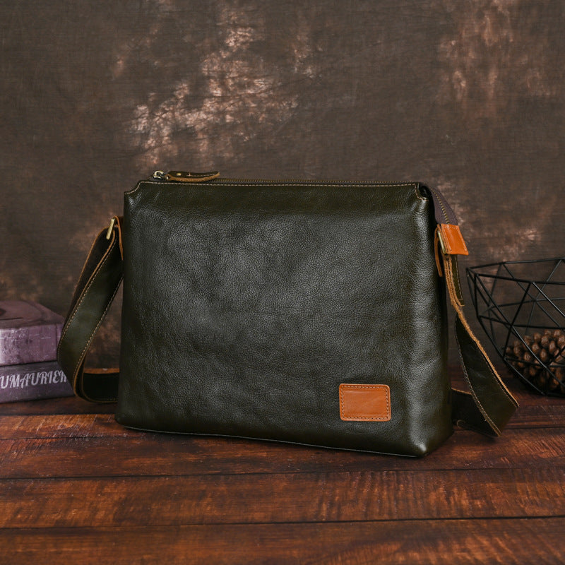 Männer Schultertasche aus Leder