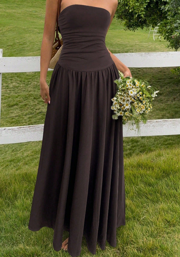 A-Linien Strandkleid mit Rockfalten – Bild 4 | LuxeStyle