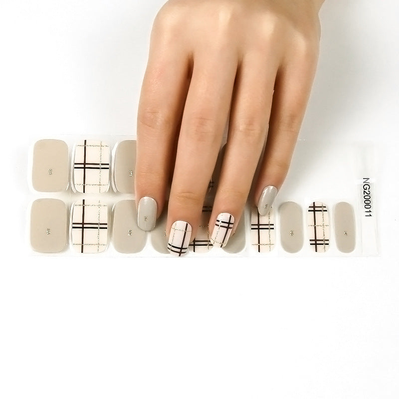Koreanische Semi-Cured Nagelsticker zum Aufkleben – Bild 6 | LuxeStyle