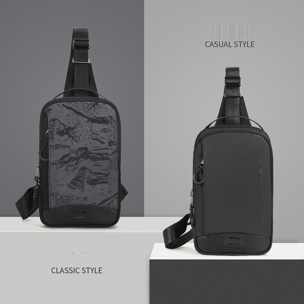 Leichte, stylische Camouflage-Brusttasche | LuxeStyle