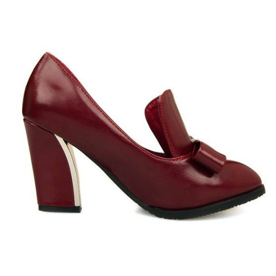 Retro High Heels mit Chunky Absatz