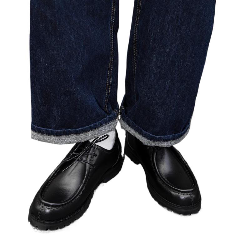 Retro Leder Halbschuhe für Herren