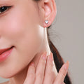 Klassische Herz Zirkon Ohrstecker – Bild 2 | LuxeStyle