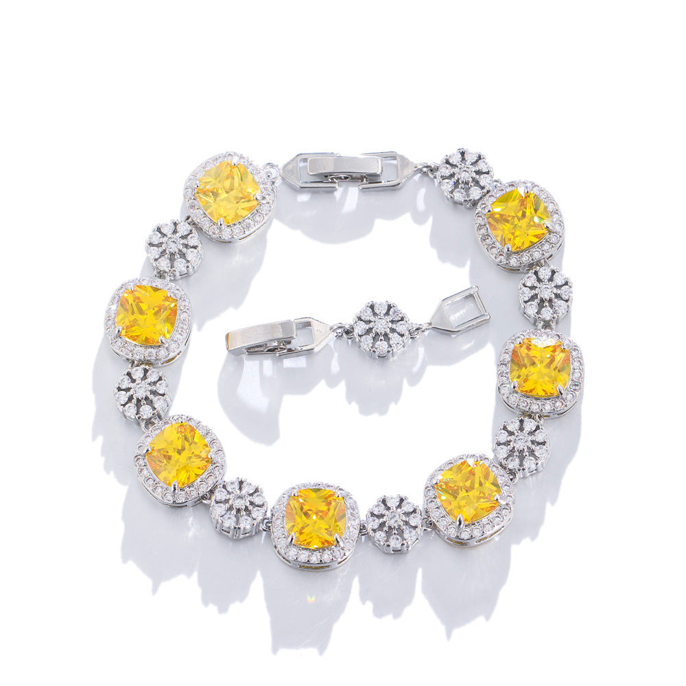 Armband mit farbigen Edelsteinen – Bild 7 | LuxeStyle