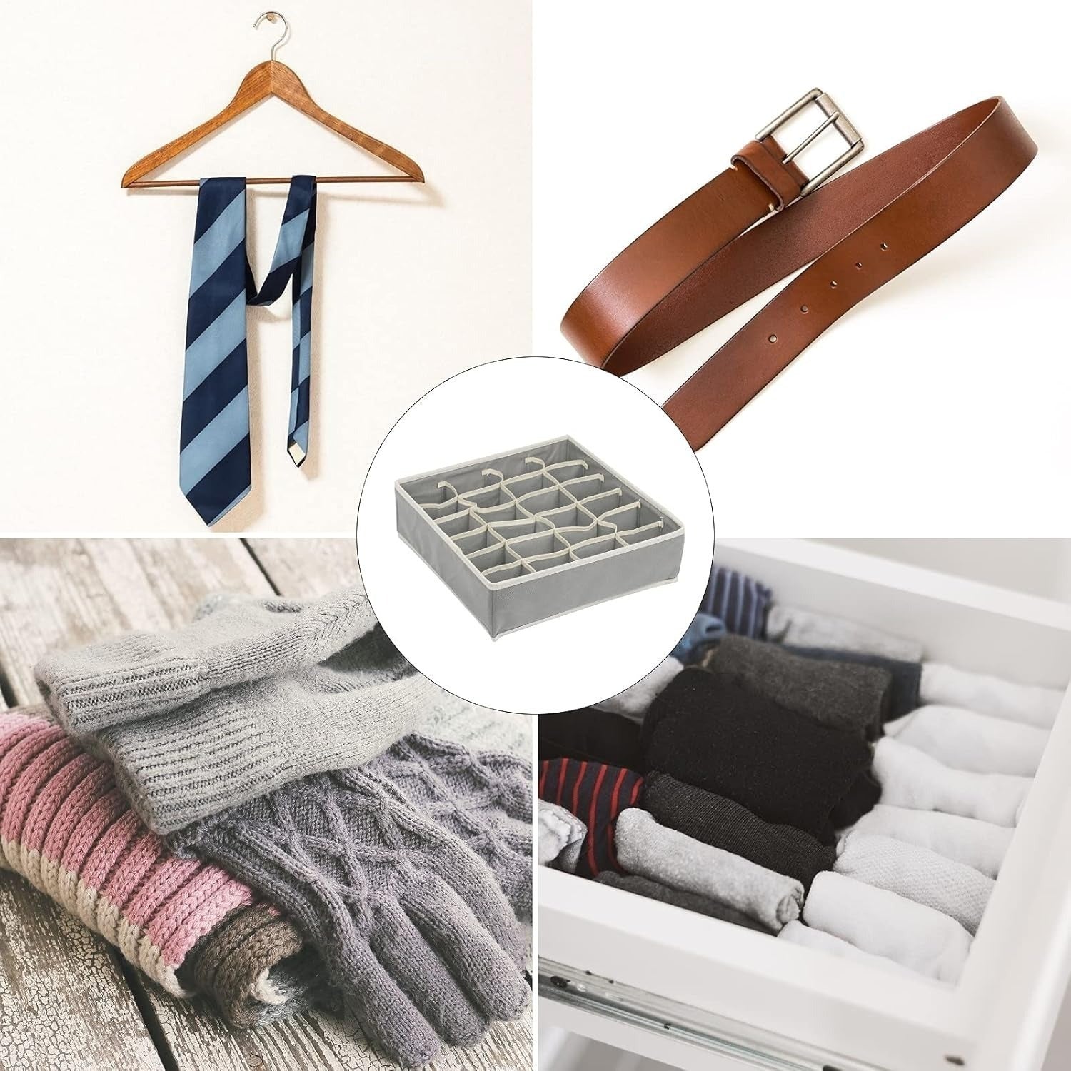 2er-Set Schrank-Organizer für Kleider & Accessoires