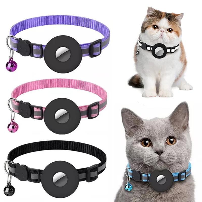 Reflektierender Wasserdichter Halter für AirTag Haustierhalsband