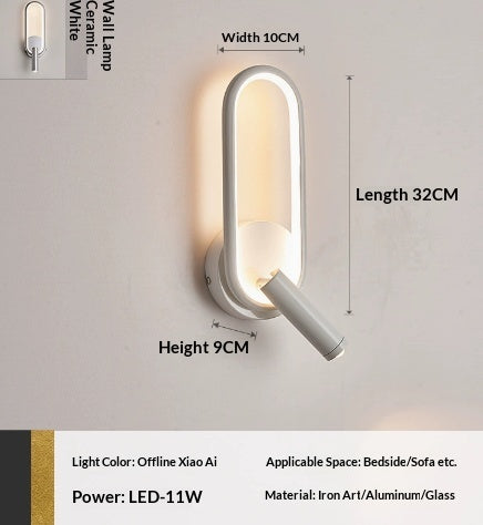 Drehbare Wandlampe mit Touch-Steuerung – Bild 4 | LuxeStyle
