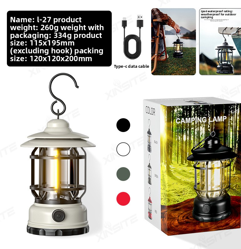 LED Flammen-Laterne · Camping & Ambiente