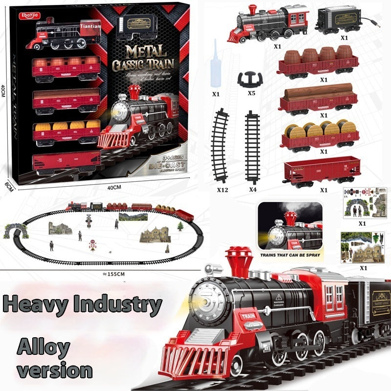 Elektrische Dampflokomotive für Kinder