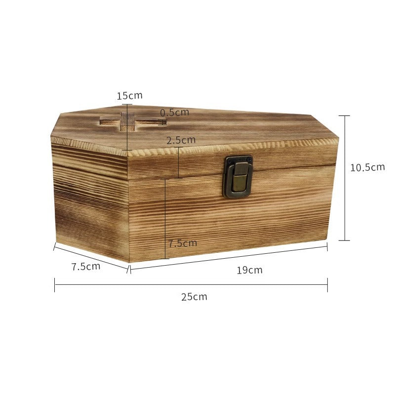 Urne für Tierasche – Kiefernholz mit Kreuz – Bild 8 | LuxeStyle