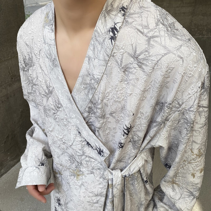 Chinesische Graustreifen-Hemd – Bild 2 | LuxeStyle