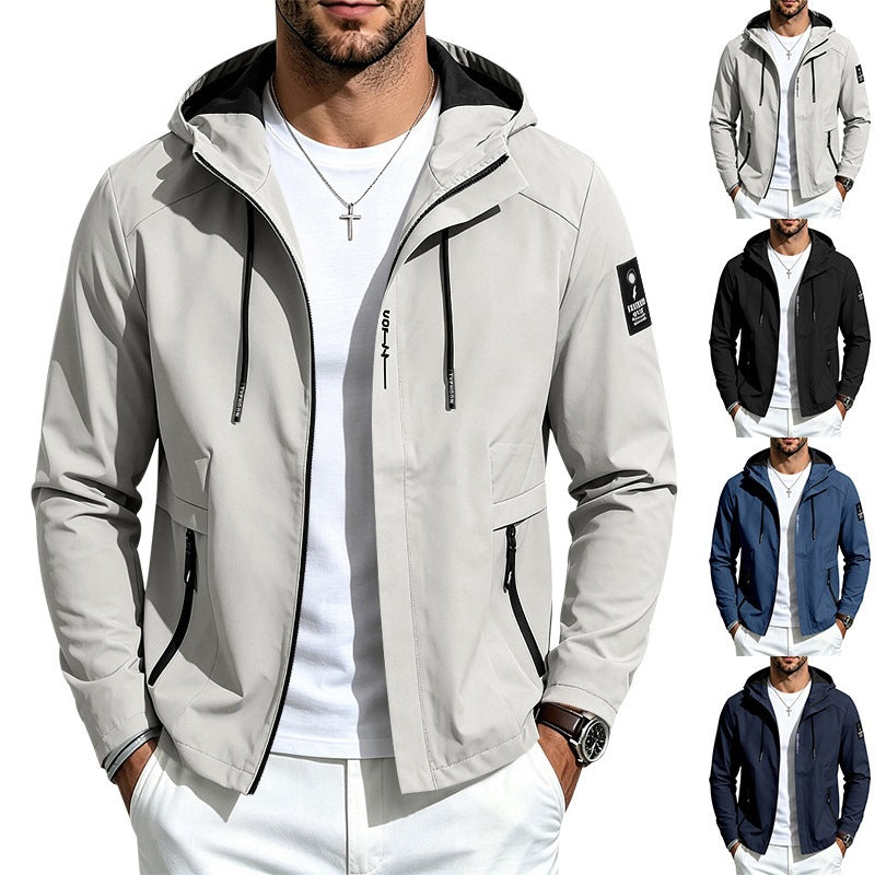 Leichte Kapuzenjacke für Herren