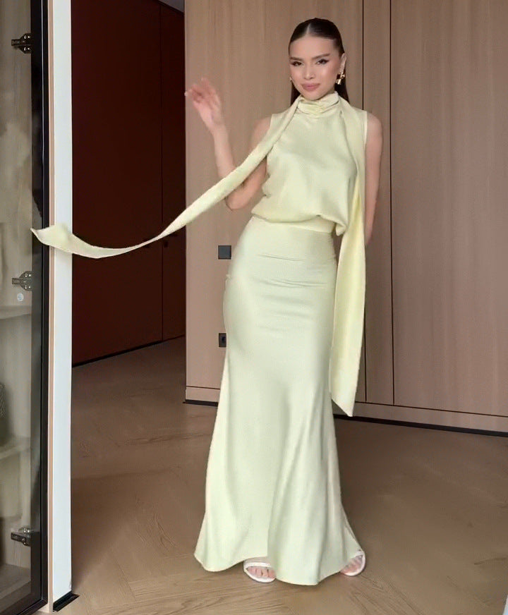 Taillenbetontes A-Linien Kleid