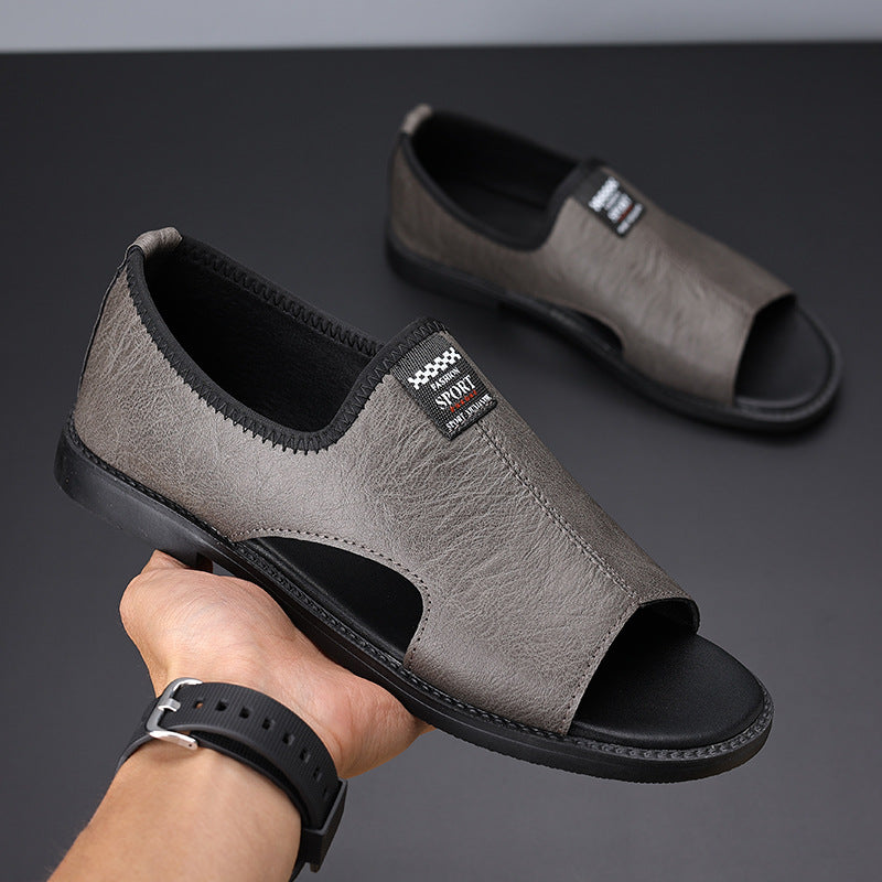 Roman Casual Sandalen aus weichem Leder