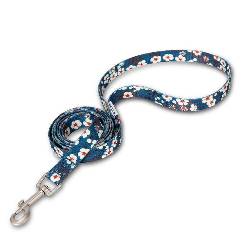 Blumiges Haustier-Leine, reissfest | LuxeStyle