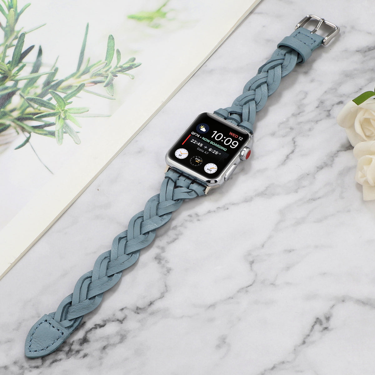 Armband für Smartwatch – geflochten, schmal – Bild 9 | LuxeStyle