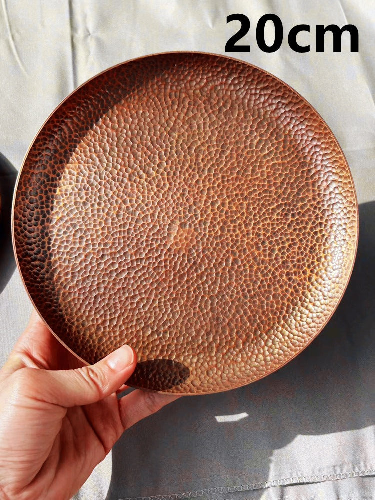 Rundes handgemachtes Tablett aus Stroh – Bild 2 | LuxeStyle