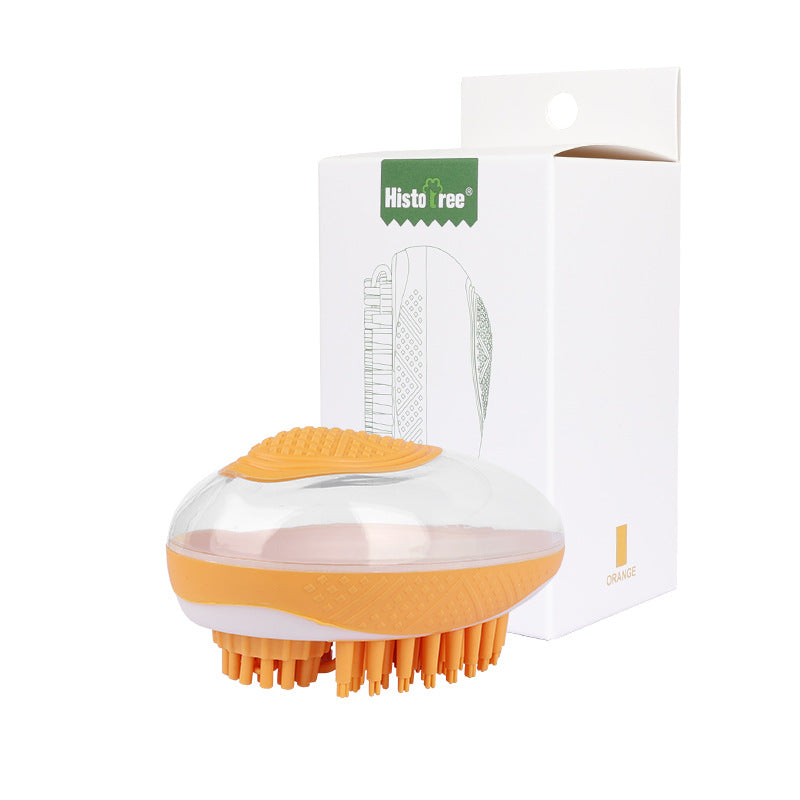 2-in-1 Badebürste für Haustier