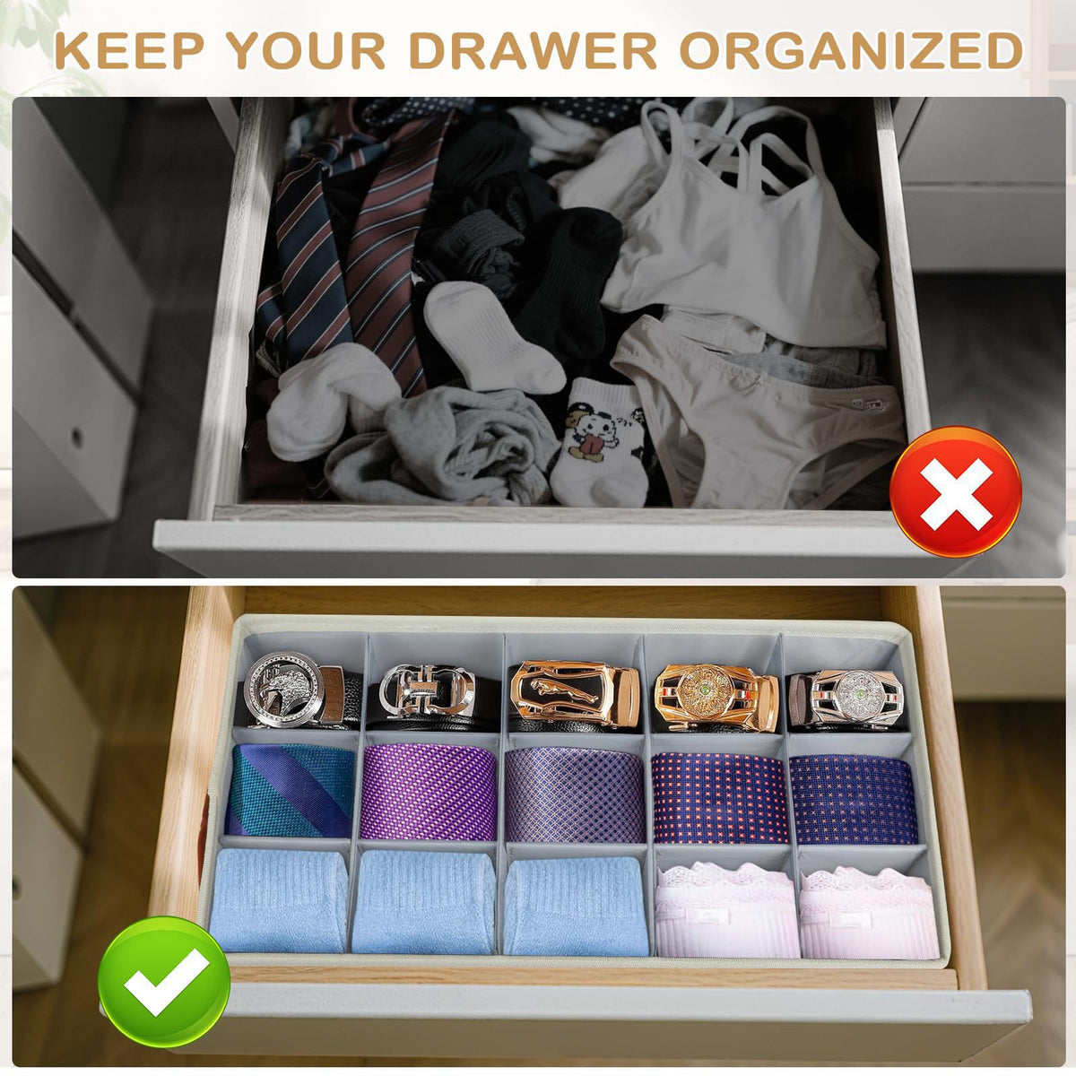 Gürtel-Organizer mit 15 Fächern – Bild 3 | LuxeStyle