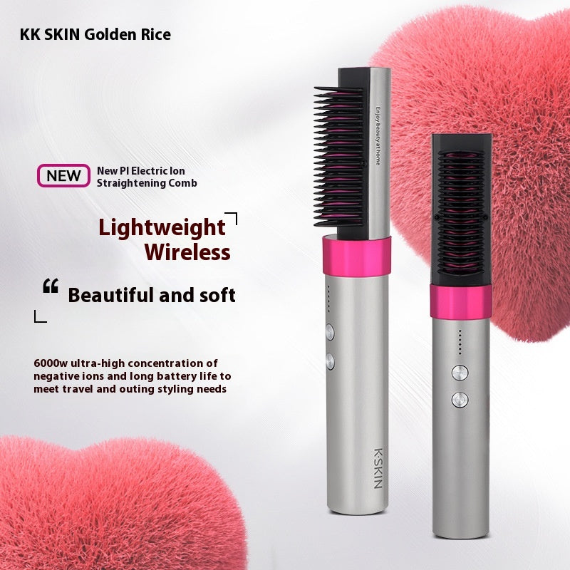 Kabelloser 2-in-1 Glätt- und Stylingkamm – Ansicht 2