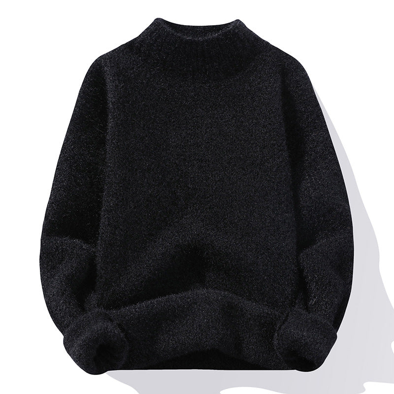 Modecasual Einfarbig Rundhals Pullover