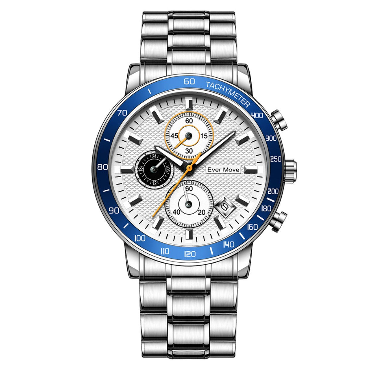Wasserdichte Leucht-Armbanduhr aus Stahl