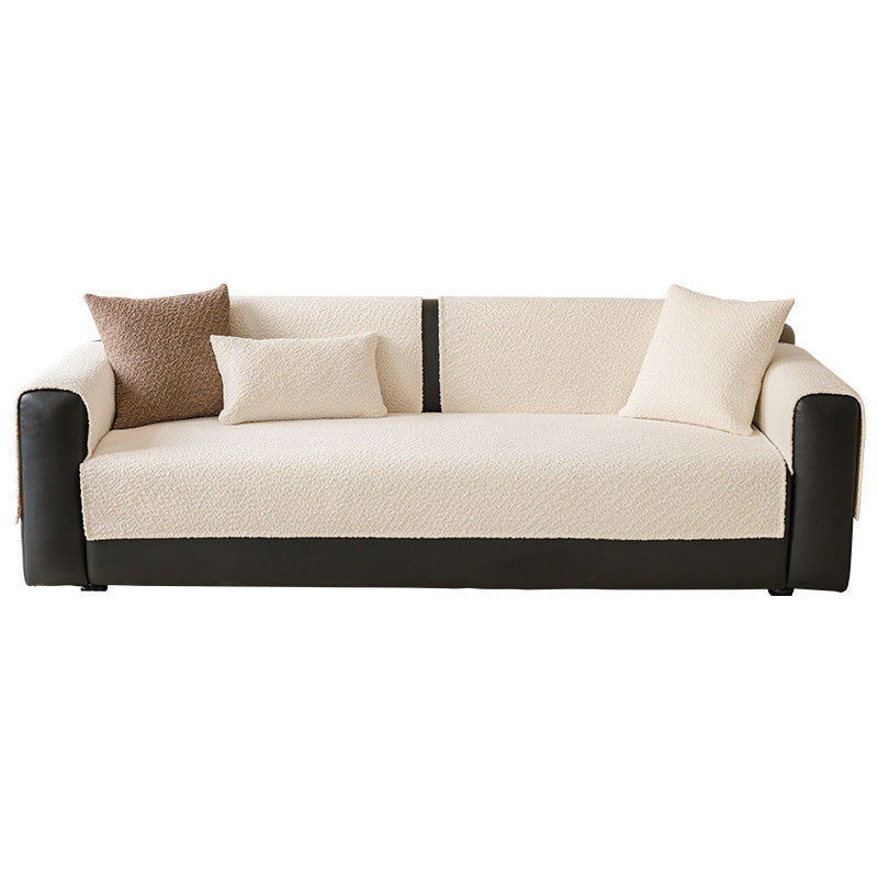 Chenille Sofaüberzug – rutschfest & vielseitig