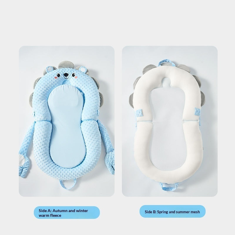 Neigbare Baby-Schlafunterlage mit Tiermotiven