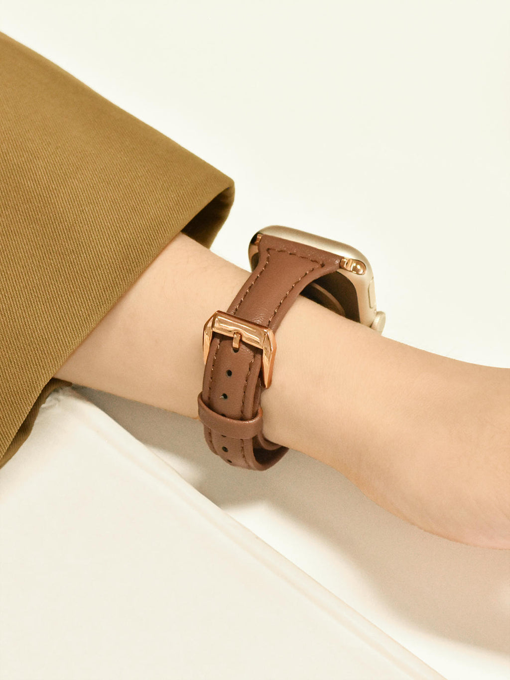 Retro Lederarmband für Apple Watch