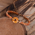 Boho Armband mit Naturstein – geflochten | LuxeStyle