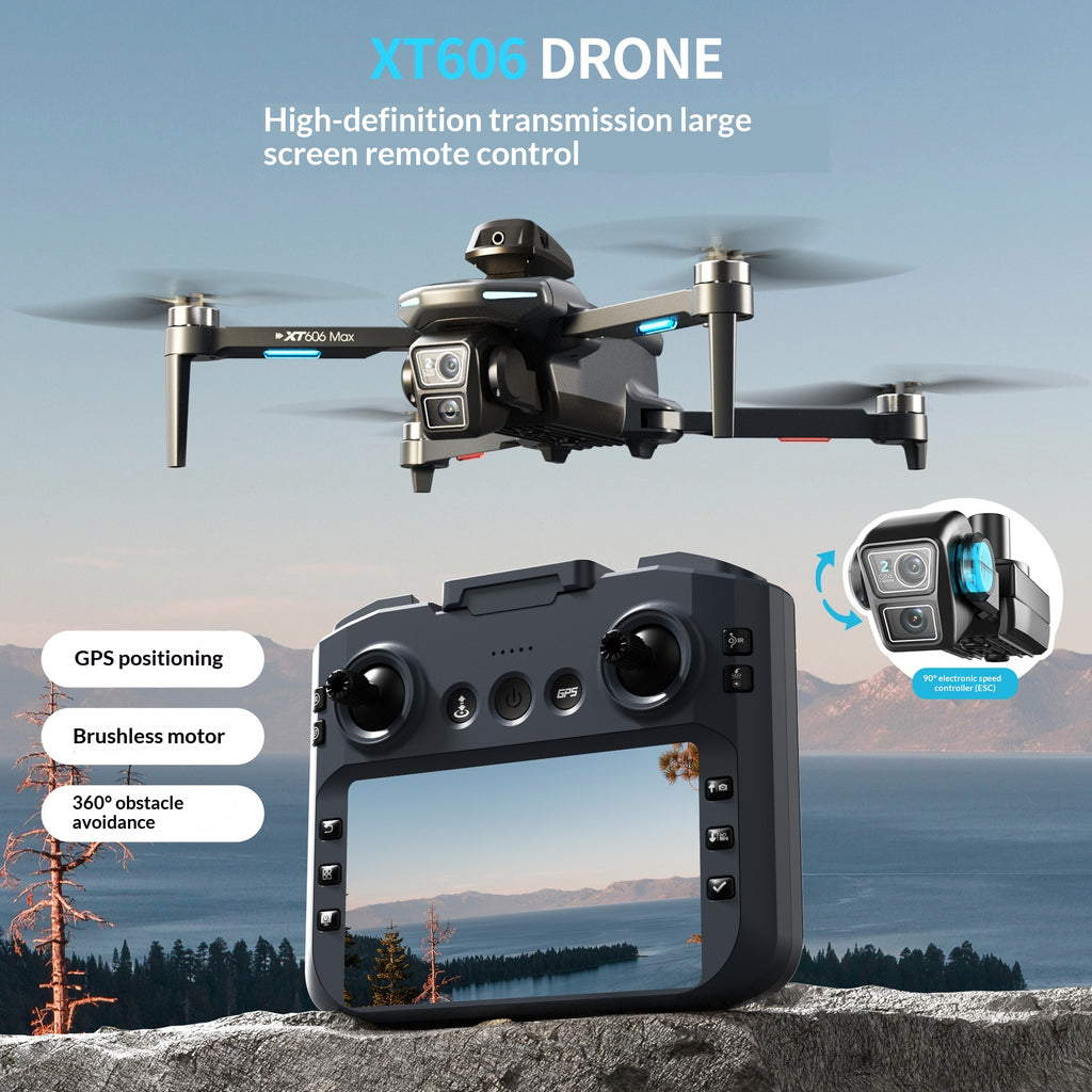 Ferngesteuerter Quadcopter mit Kamera & Bildschirm