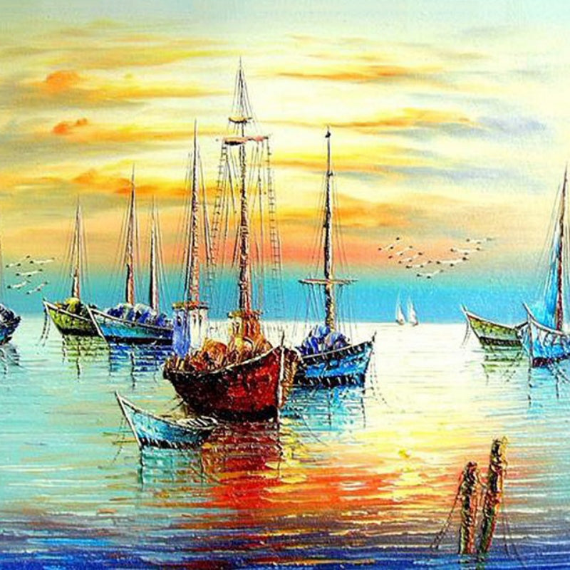 Malen nach Zahlen - Boote – Bild 4 | LuxeStyle