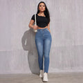 High-Waist Skinny Jeans