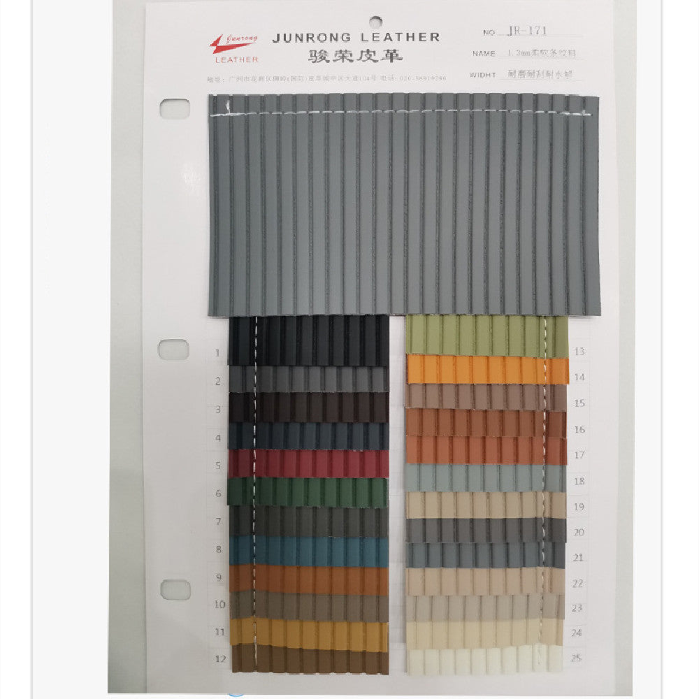 Gestreiftes Kunstleder (137 cm breit) – Bild 6 | LuxeStyle