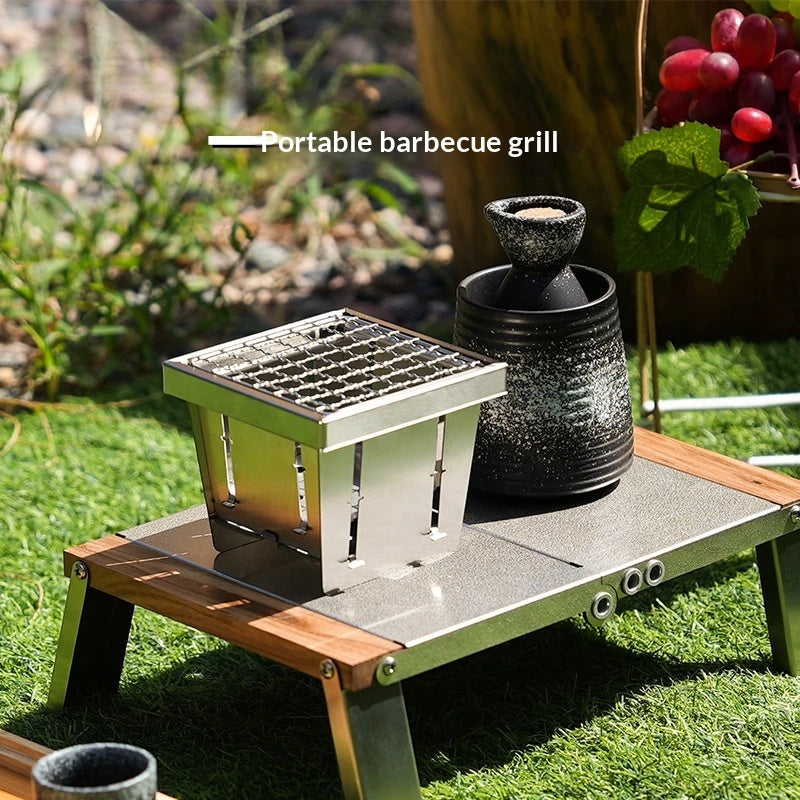 Kompakter Klappgrill – Grillvergnügen für unterwegs.
