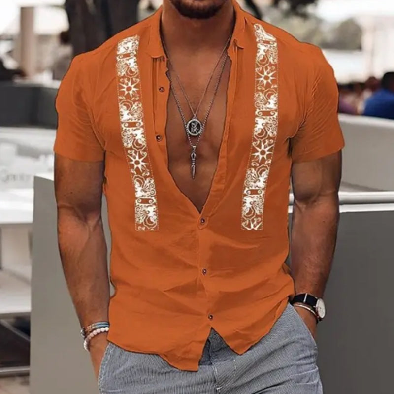 Hawaiian Shirt Kurzarm für Sommer – Bild 4 | LuxeStyle