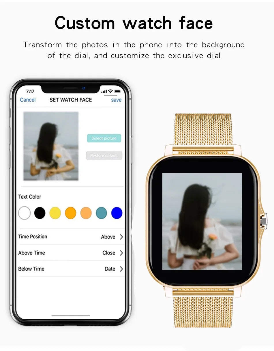 Smartwatch mit Bluetooth-Telefonie und Touchscreen | LuxeStyle