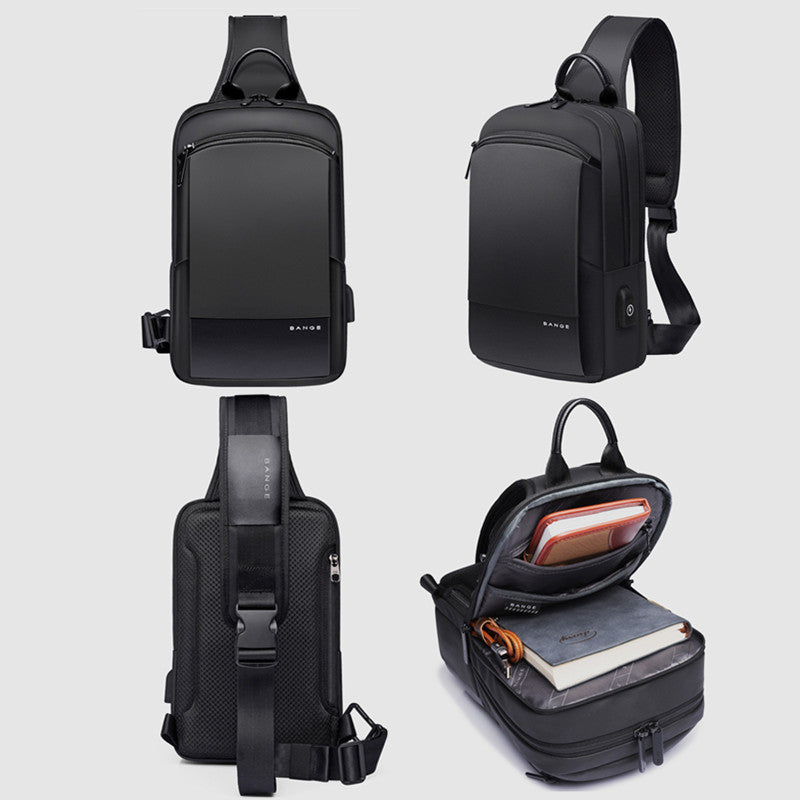 USB-Brusttasche aus Oxford-Stoff – Bild 5 | LuxeStyle