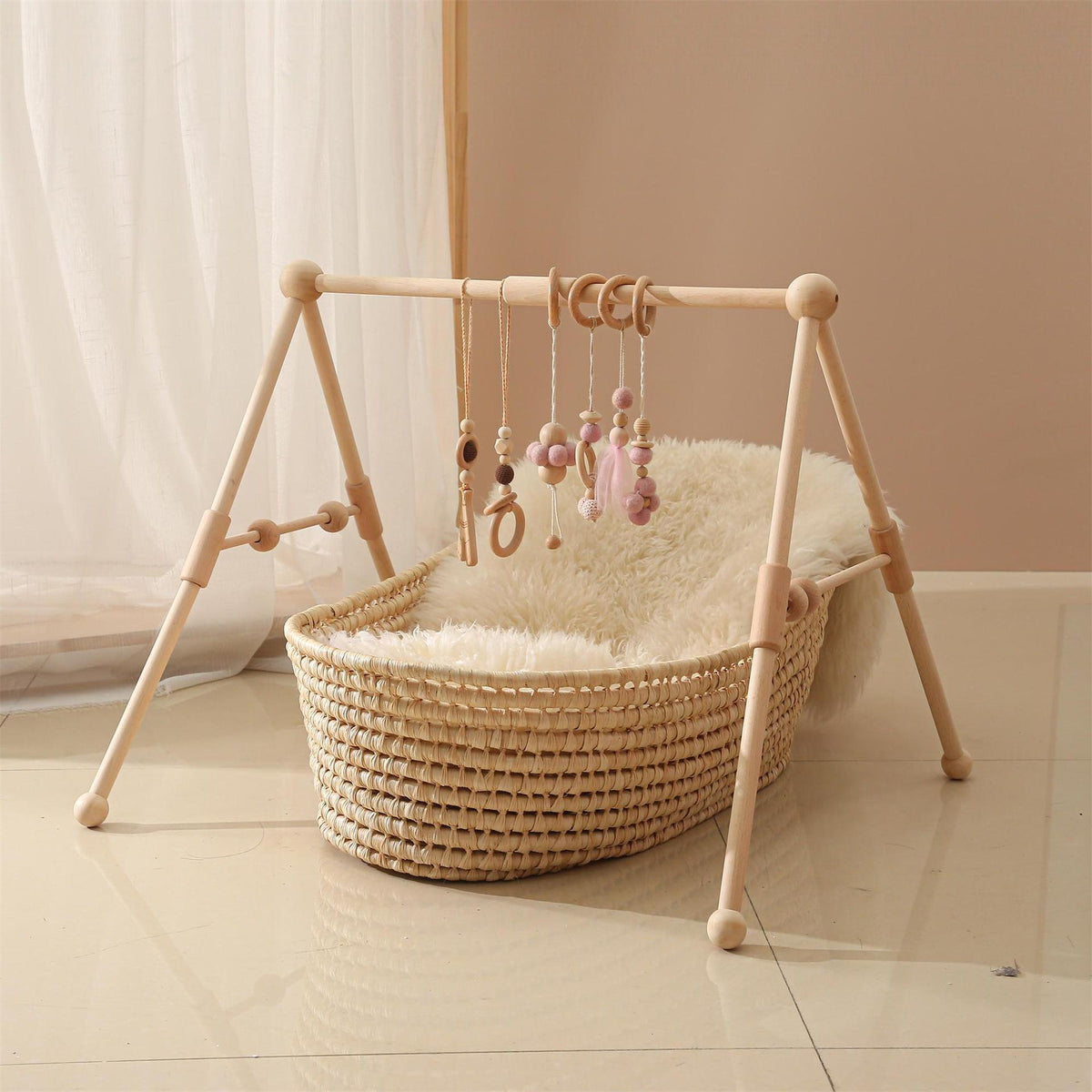 Baby Fitnessrahmen aus Holz – Bild 3 | LuxeStyle