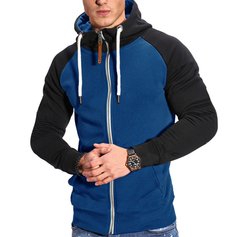 Colorblock Strickjacke für Herren