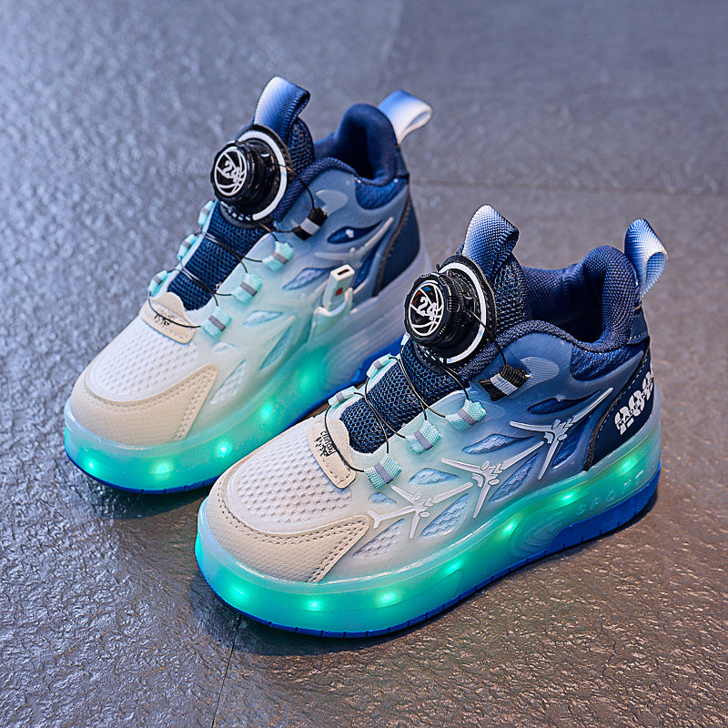 Kinder Flash Knob Rollschuhe