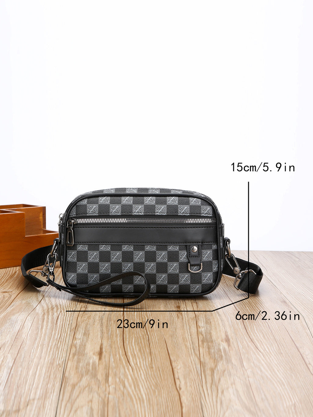 Grosses Schulter-Umhänge-Boardbag für Herren – Bild 4 | LuxeStyle