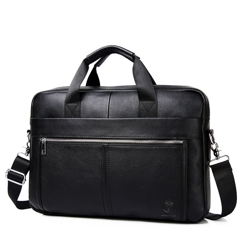 Herren-Leder-Transporttasche, wasserabweisend – Bild 5 | LuxeStyle