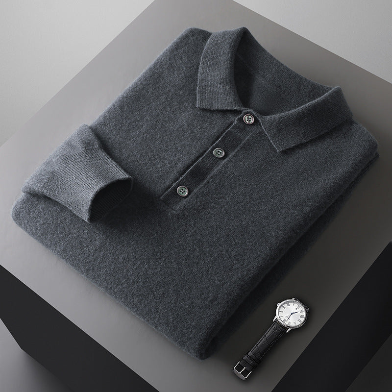 Herren Rollkragenpullover aus Wolle