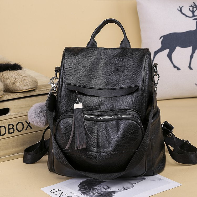 Rucksack aus weichem Lederimitat – Bild 5 | LuxeStyle