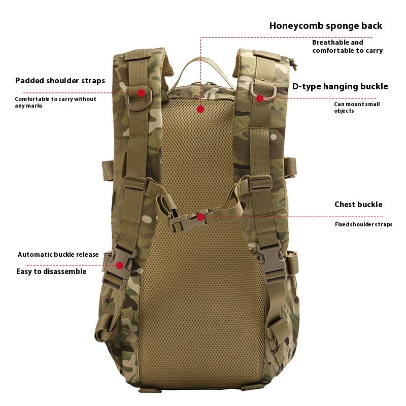 Tarnfarbener 20L Outdoor Rucksack – Bild 4 | LuxeStyle