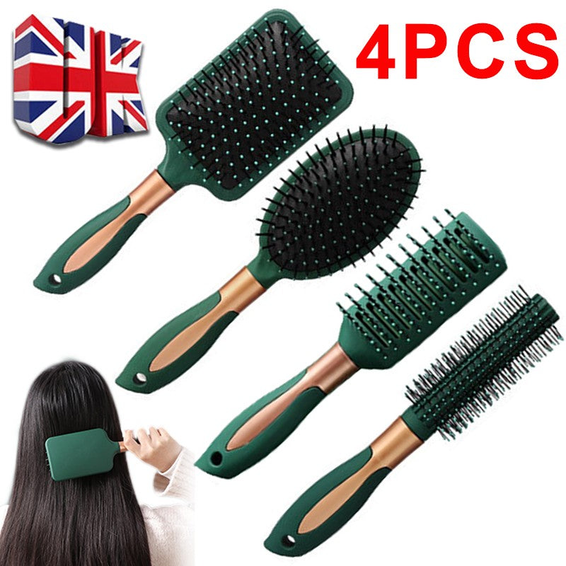 4-teiliges professionelles Haarbürsten-Set